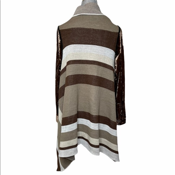 TRIBAL Brown / Tan Reversible Sweater Vest OS - Picture 4 of 9